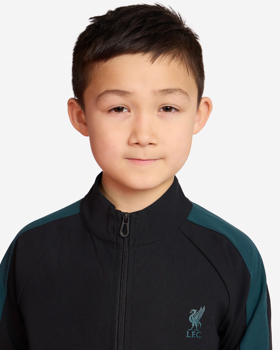 LFC Juniors Zip Through Top Black - Image 2