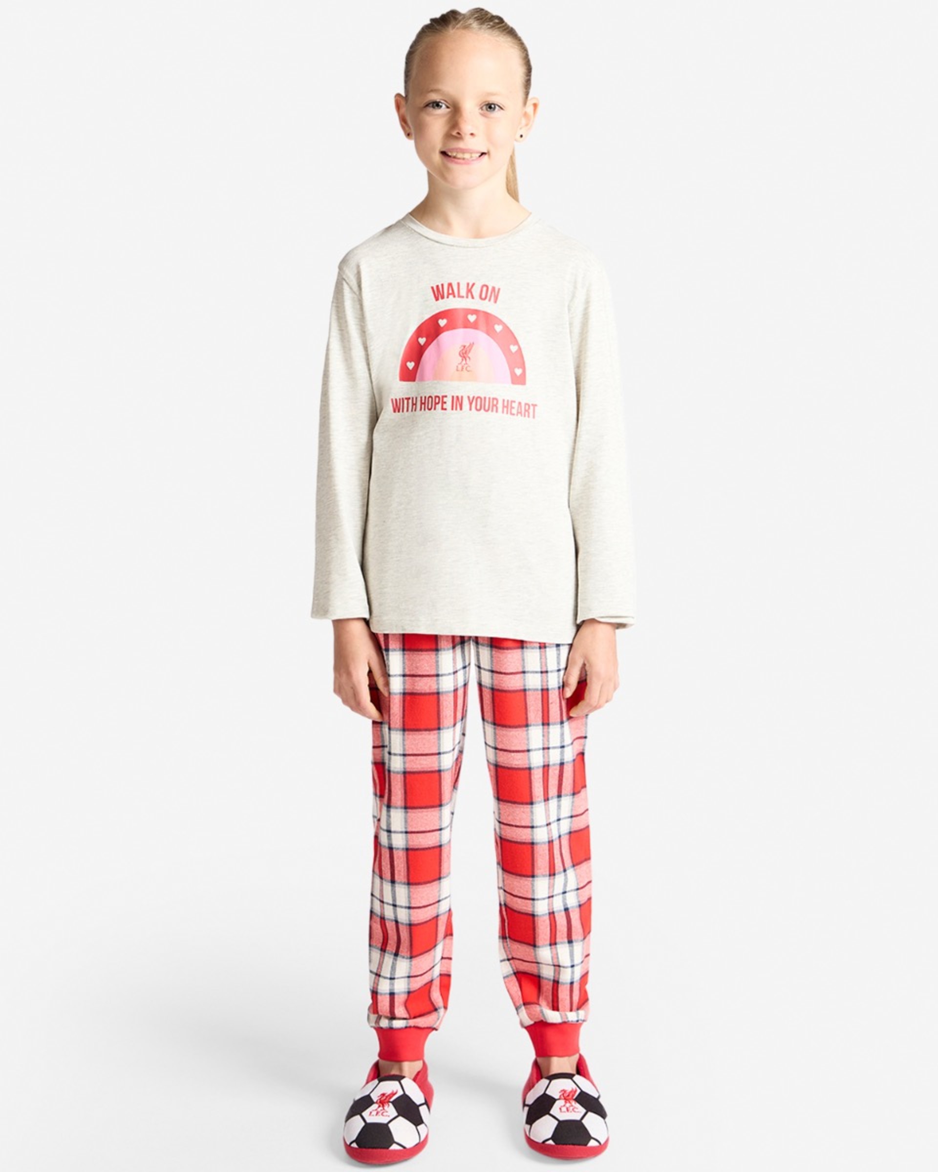 LFC Juniors Langt Pyjamasæt til piger Ecru - Image 1