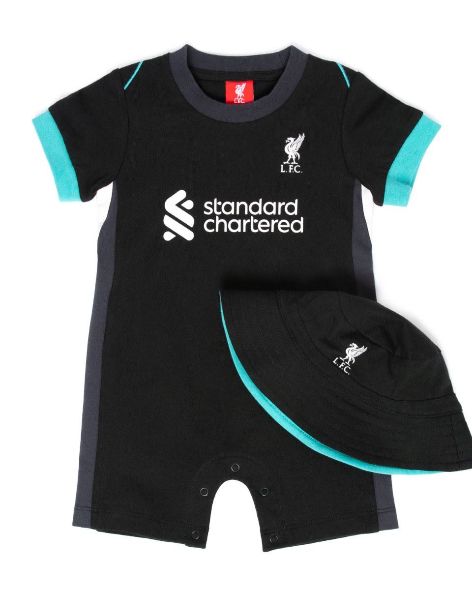 LFC Baby 24/25 Away Romper Suit Set - Image 1