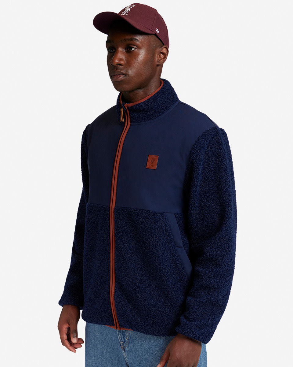 LFC Panel Fleece para hombre, color azul marino - Image 2