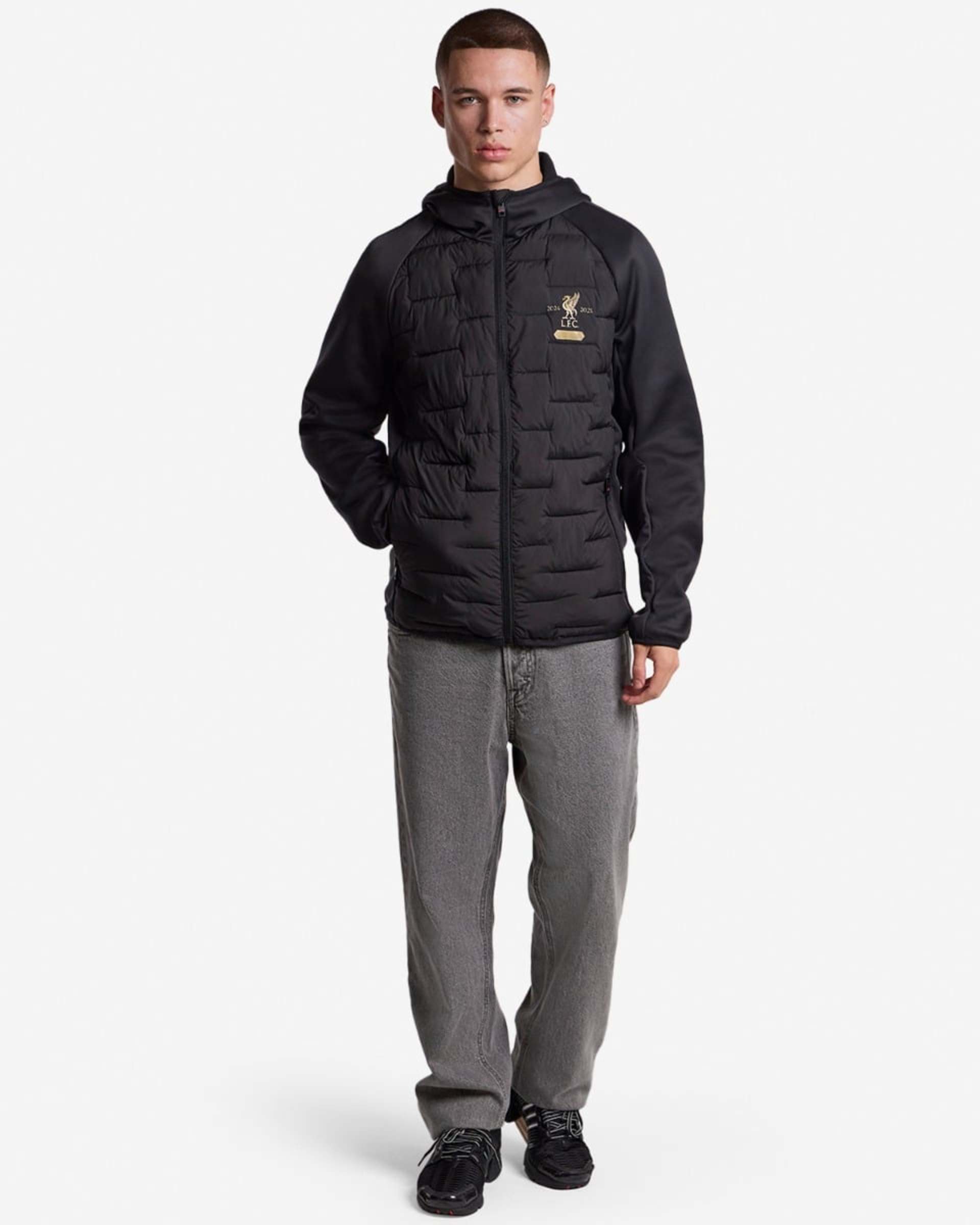 LFC Champions Hybrid-Jacke für Herren, Schwarz - Image 3