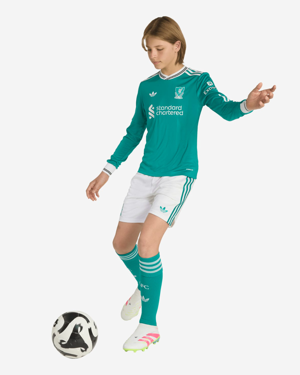 LFC adidas Youth 25/26 Third Long Sleeve Jersey - Image 3