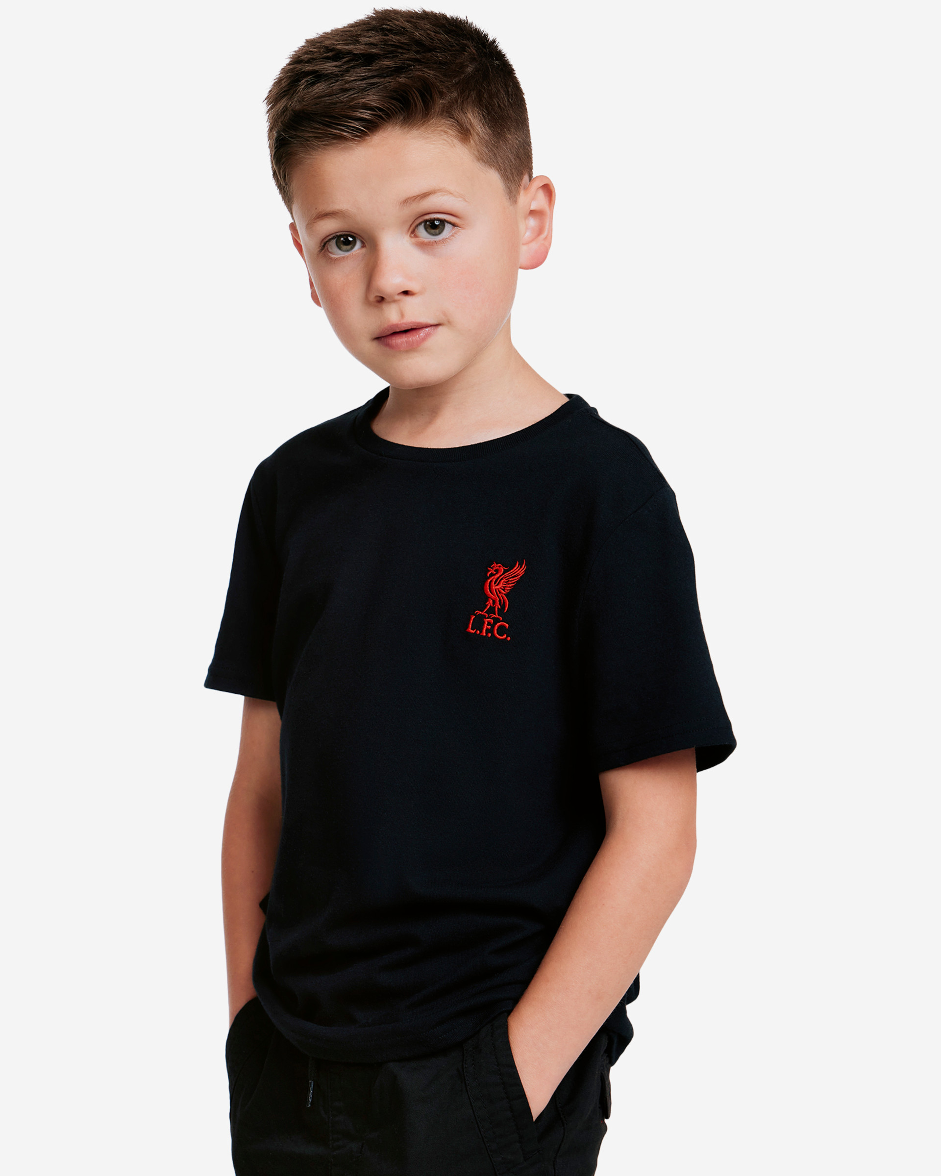 เสื้อยืด LFC Infnats ลิเวอร์เบิร์ด สีดำ - Image 1