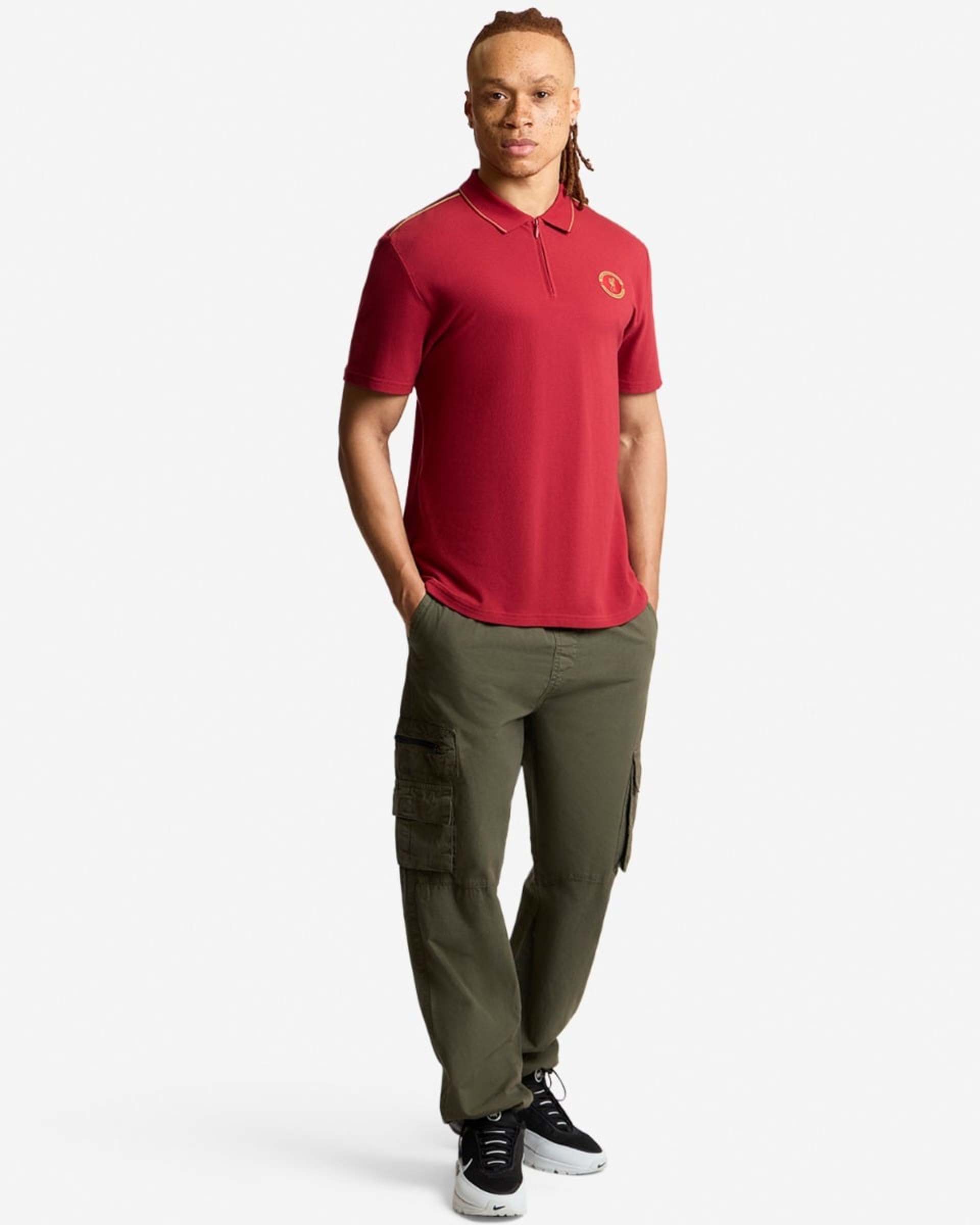 LFC EST 1892 เสื้อโปโลสำหรับผู้ใหญ่ สีแดง - Image 4
