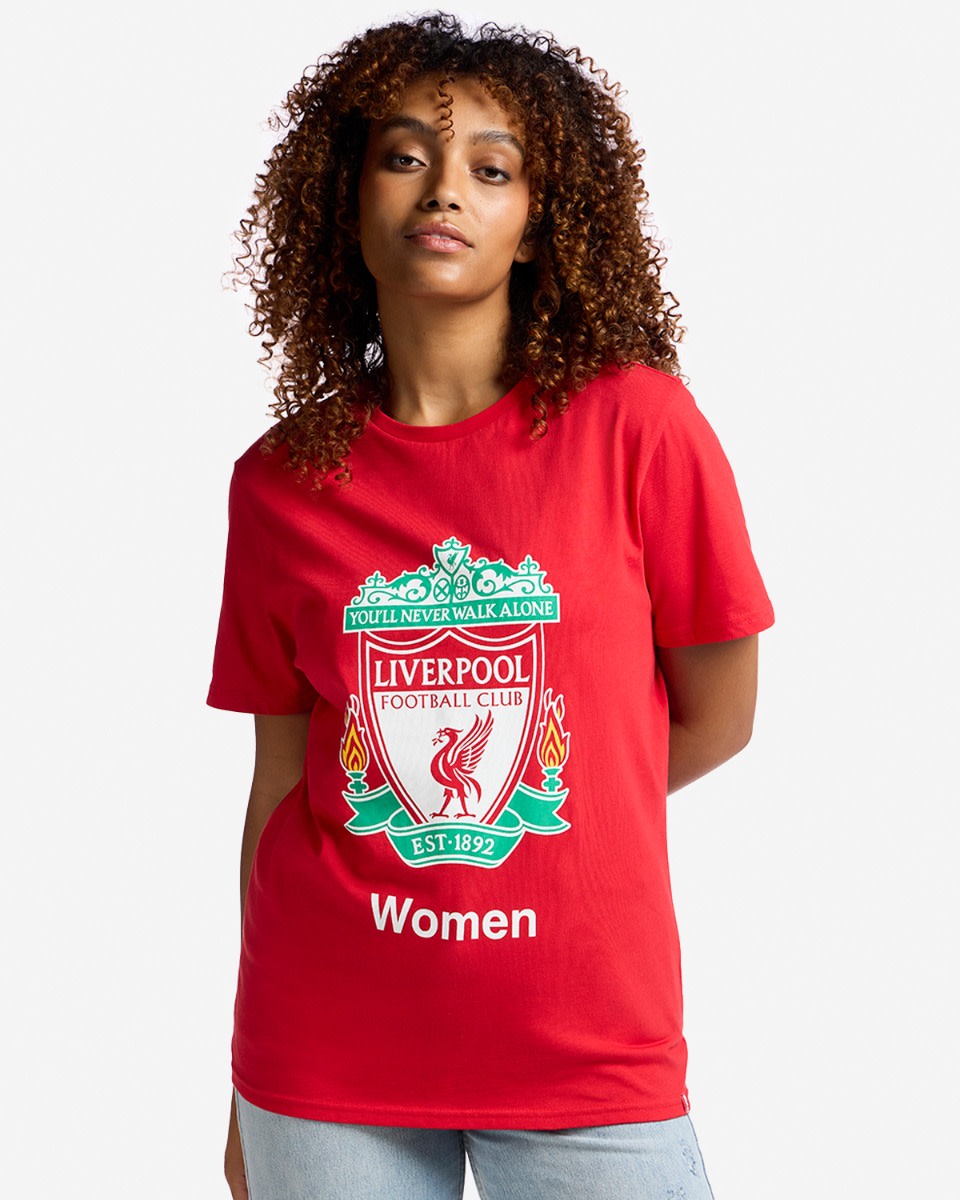 LFCW Adults Crest Tee Röd - Image 1
