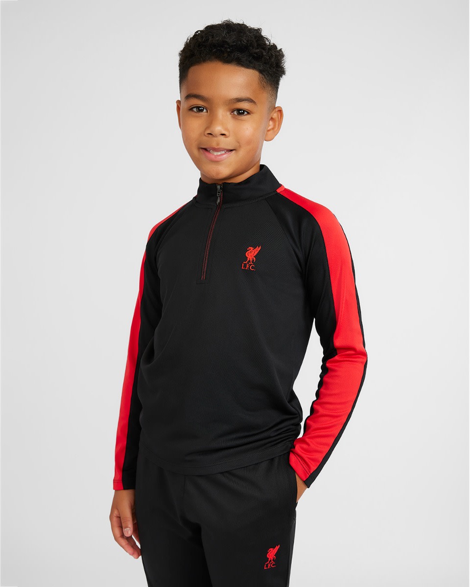 LFC Juniors Quarter Zip Top Black - Image 3