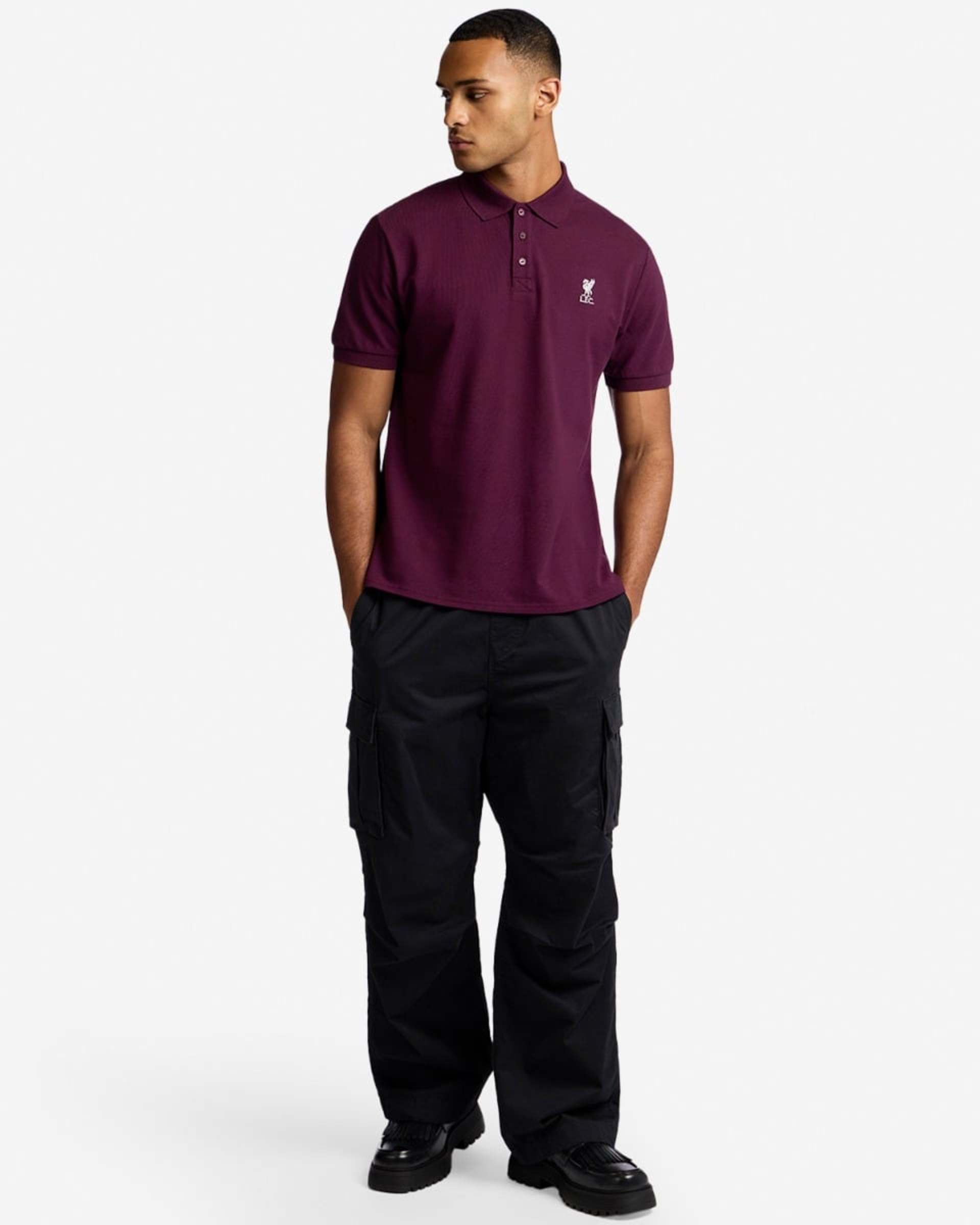 LFC Conninsby Herren-Poloshirt Cherry - Image 3