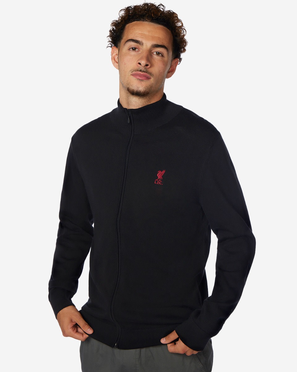 LFC Full Zip Knit Black Jacket - Image 1