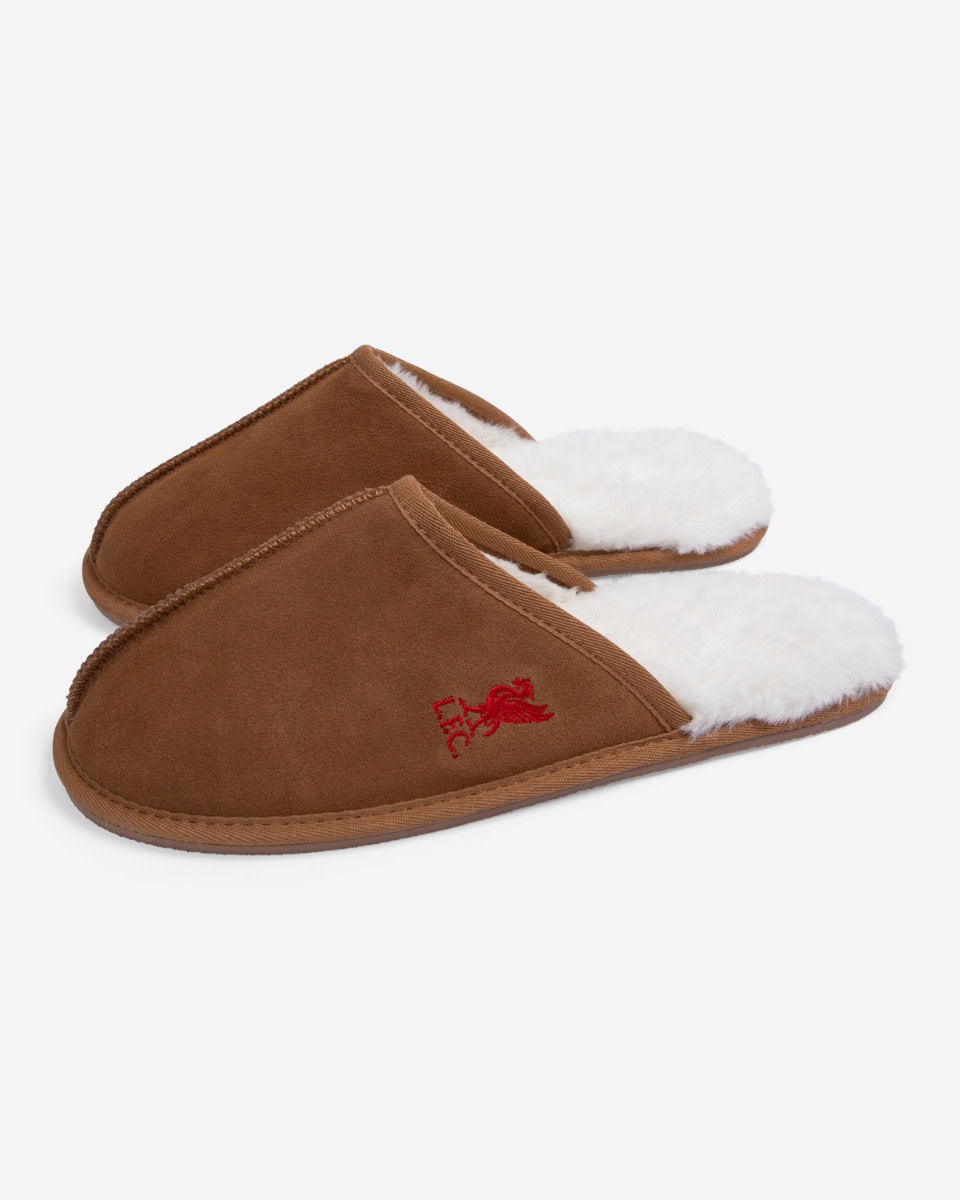 LFC Mens Suede Mule Slippers - Image 3