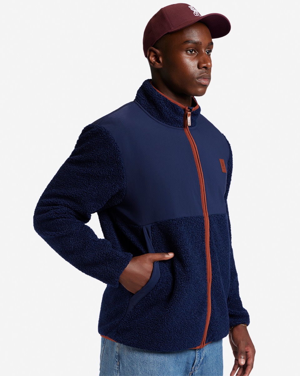 LFC Mens Panel Fleece Navy - Image 3