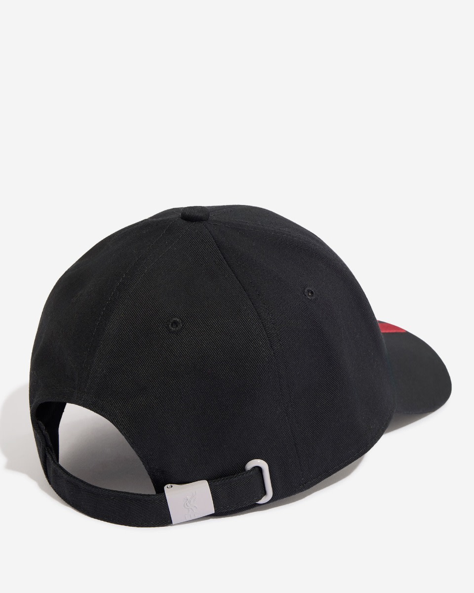 LFC adidas Adults Baseball Cap Black - Image 3