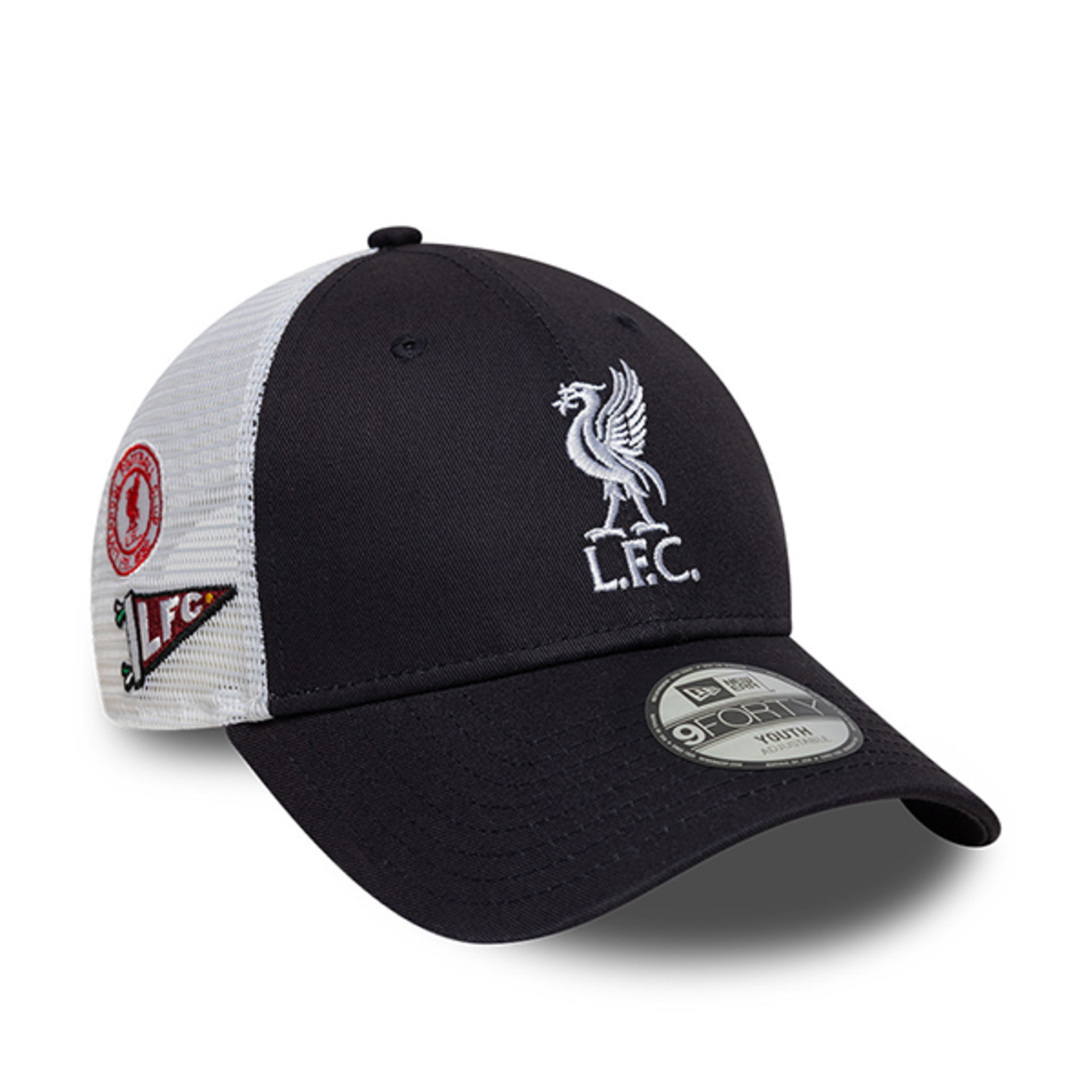 LFC New Era Juniors 9FORTY Patchcap, Marineblau - Image 4