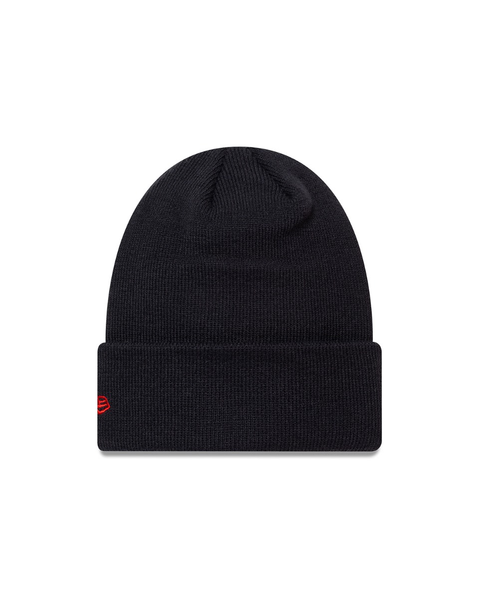 LFC New Era Kids Liverbird Cuff Knit BEANIE Black & Red - Image 2