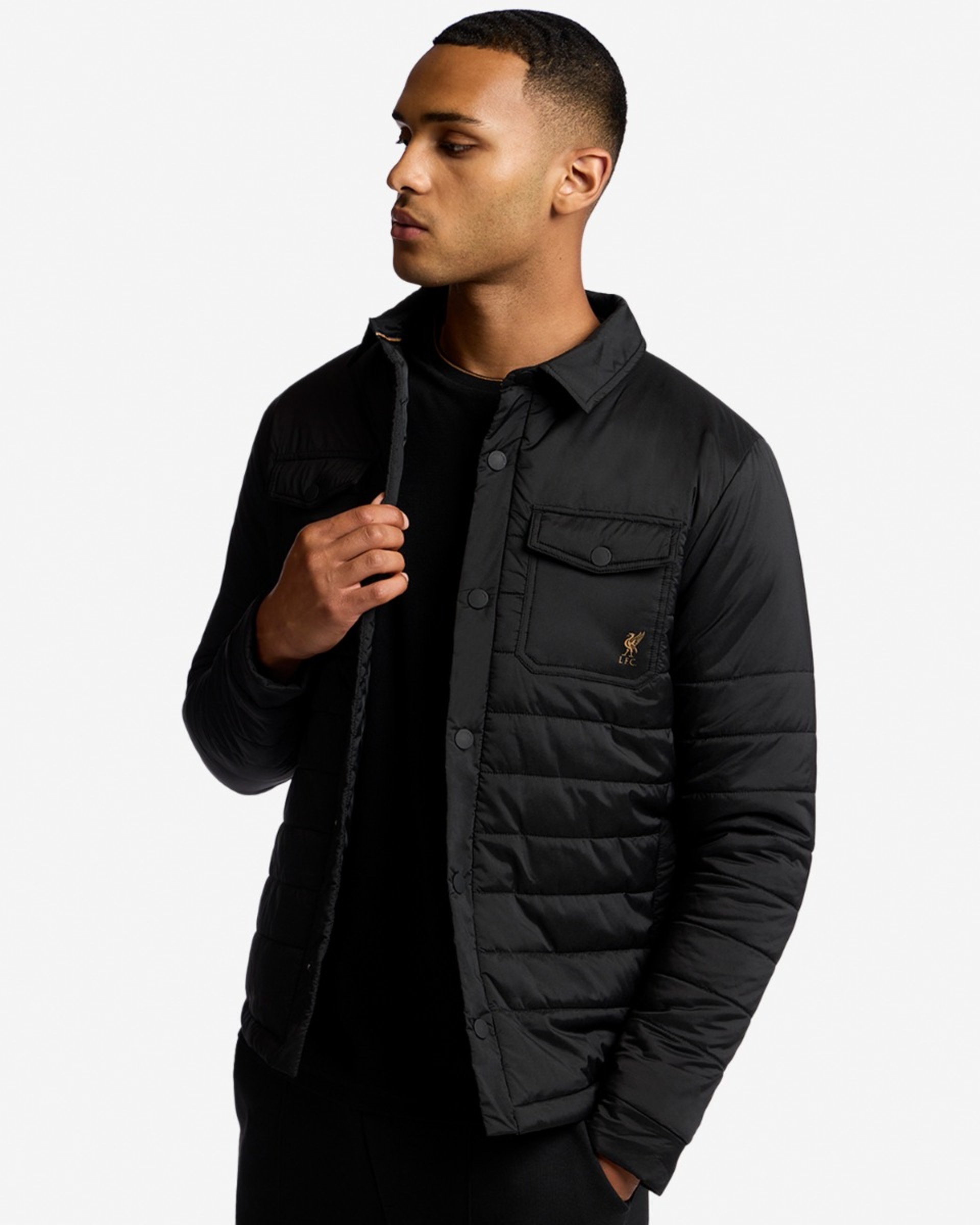 LFC Gepolsterte Herrenjacke Schwarz - Image 3