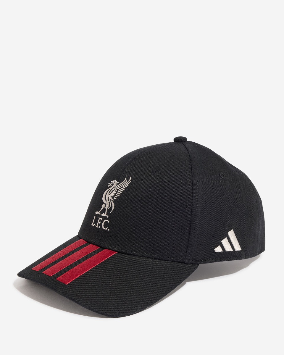 LFC adidas Adults Baseball Cap Black - Image 1