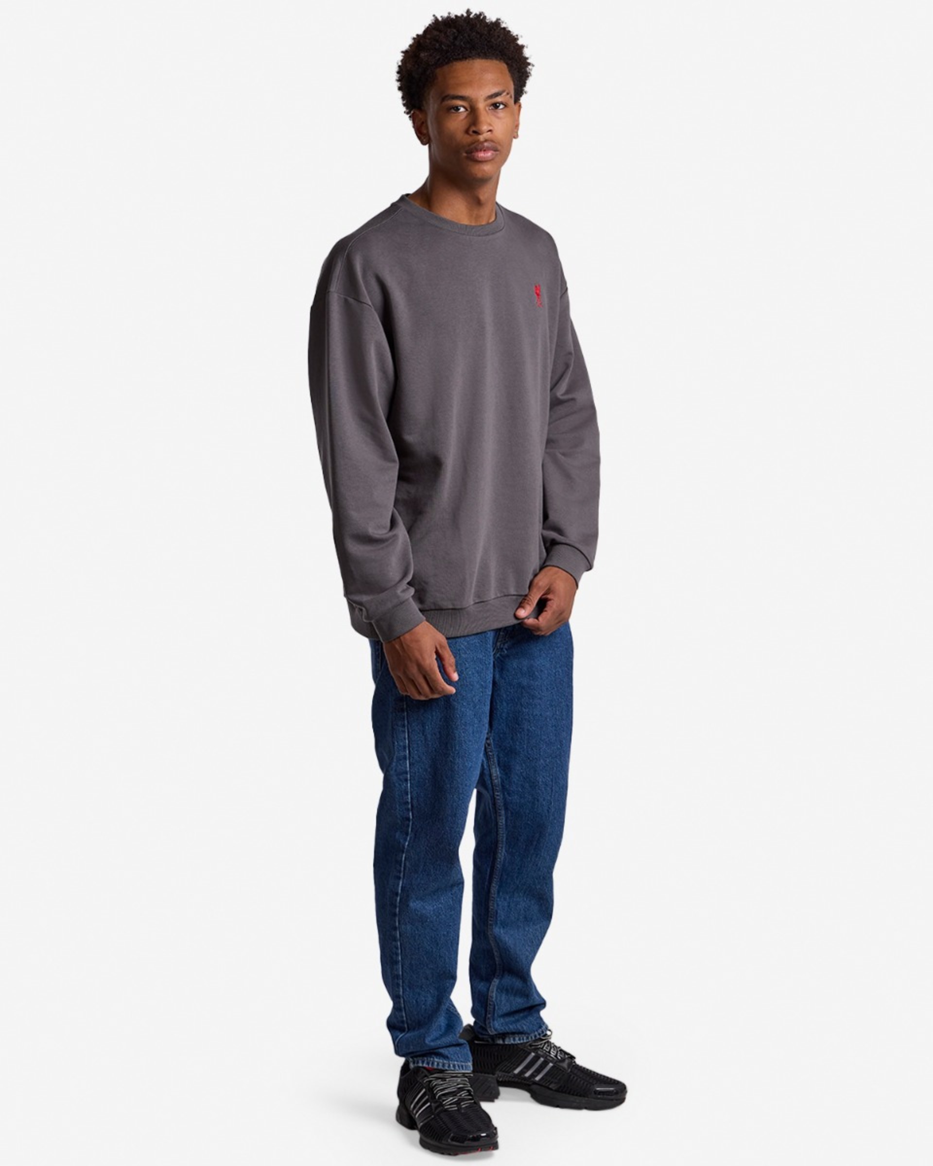 LFC Herren-Sweatshirt mit Used-Back, Oversize-Design, Grau - Image 3