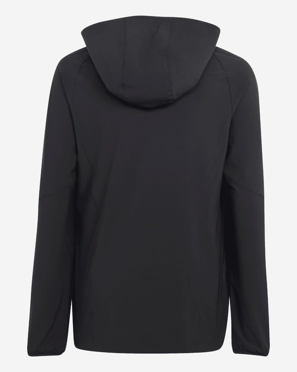 LFC adidas Tiro Travel Windjacke für Jugendliche mit durchgehendem Reißverschluss, Schwarz - Image 2
