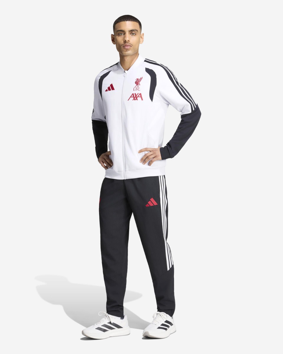 LFC adidas Mens 26/27 Tiro Presentation Jacket Dash Grey - Image 3
