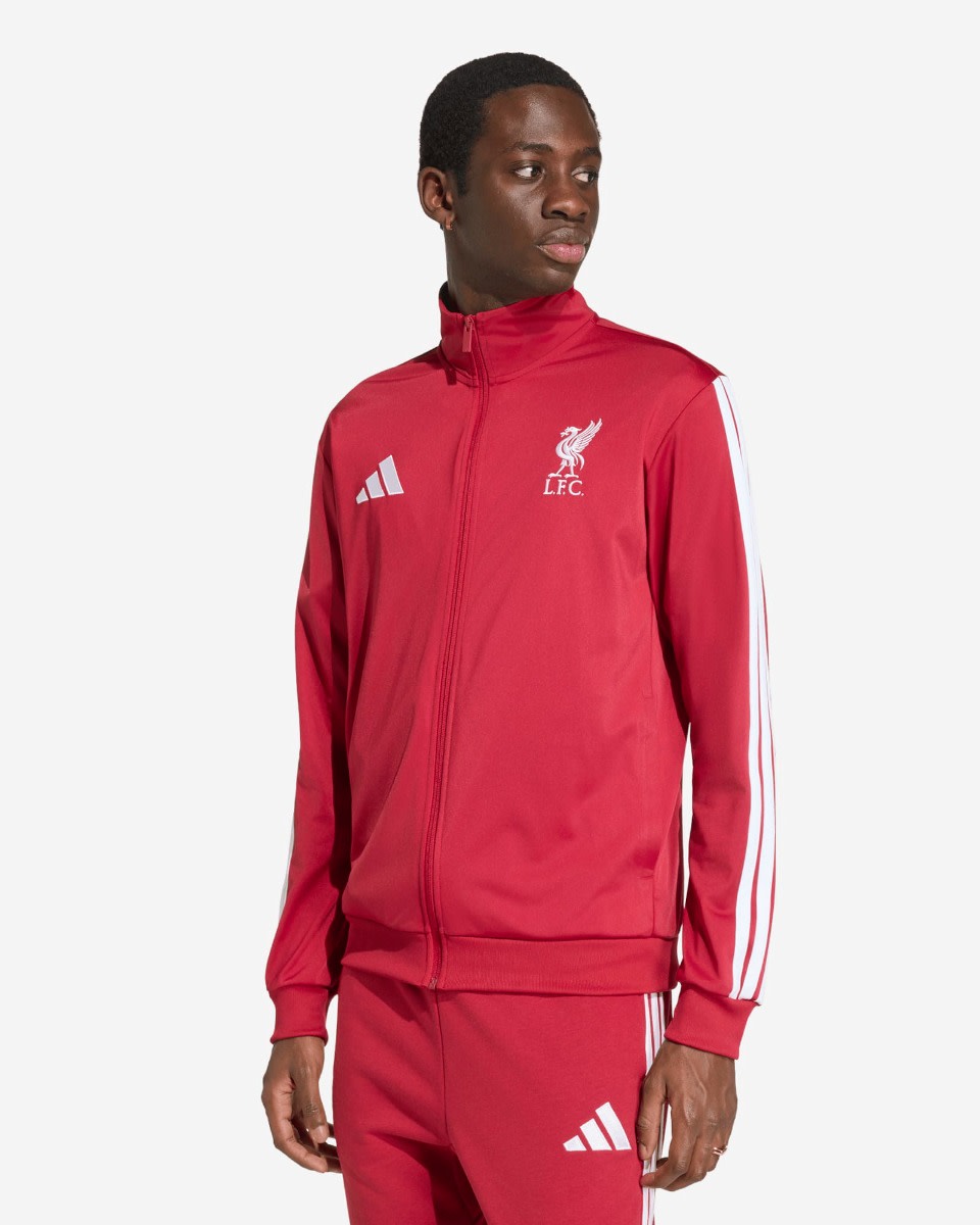 LFC アディダスメンズ 26/27 DNA トラックトップアクティブマルーン - Image 1