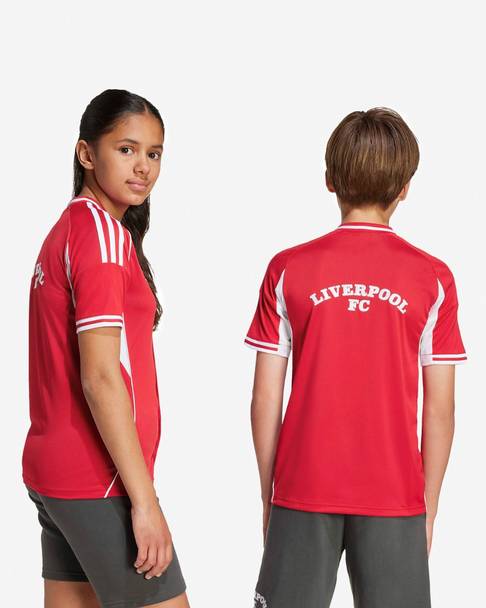 เสื้อเชิ้ต รุ่น LFC adidas รุ่นเยาวชน 25/26 US แพค สีแดง - Image 2