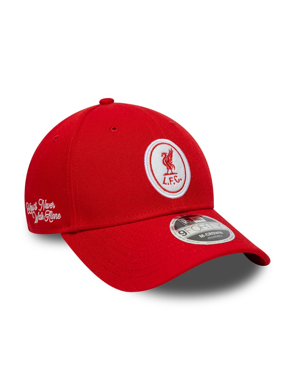 LFC New Era 9FORTY M CROWN Felt Cap Red - Image 3