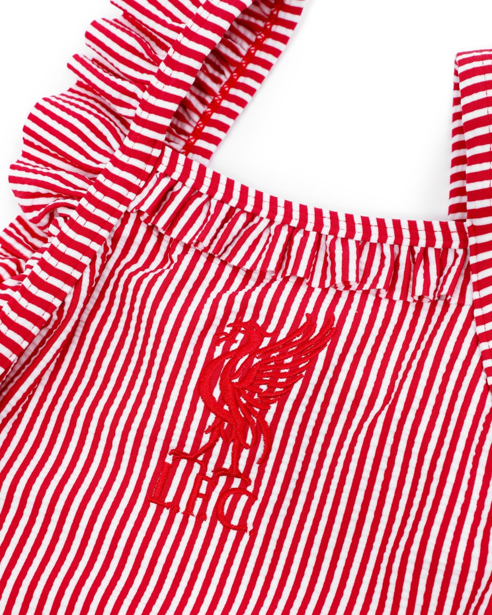 Disfraz de Seersucker de LFC Juniors, rojo y blanco - Image 2