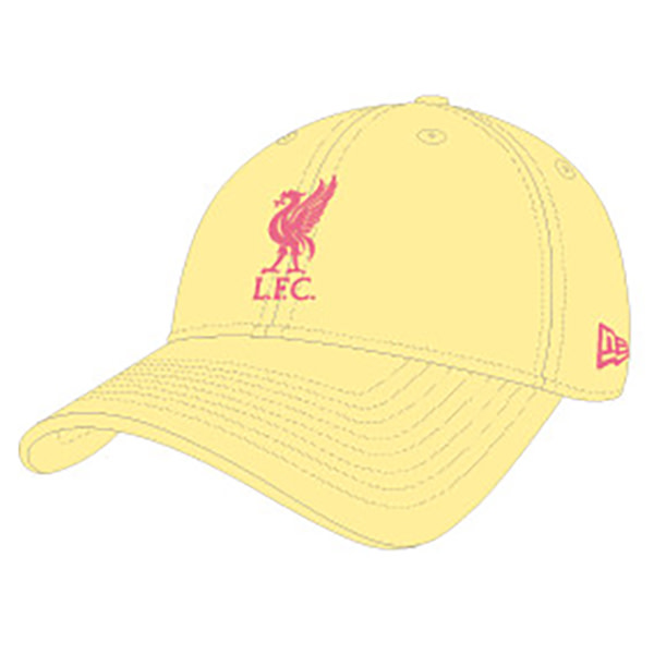 หมวกปรับระดับสีเหลืองสีพาสเทล รุ่น LFC New Era รุ่น 9FORTY - Image 3