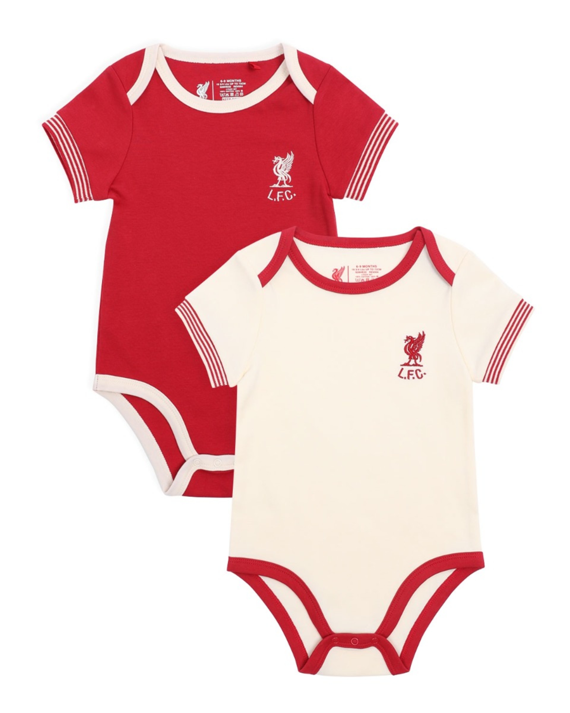 Lot de 2 bodys Shankly LFC pour bébé, rouge - Image 1