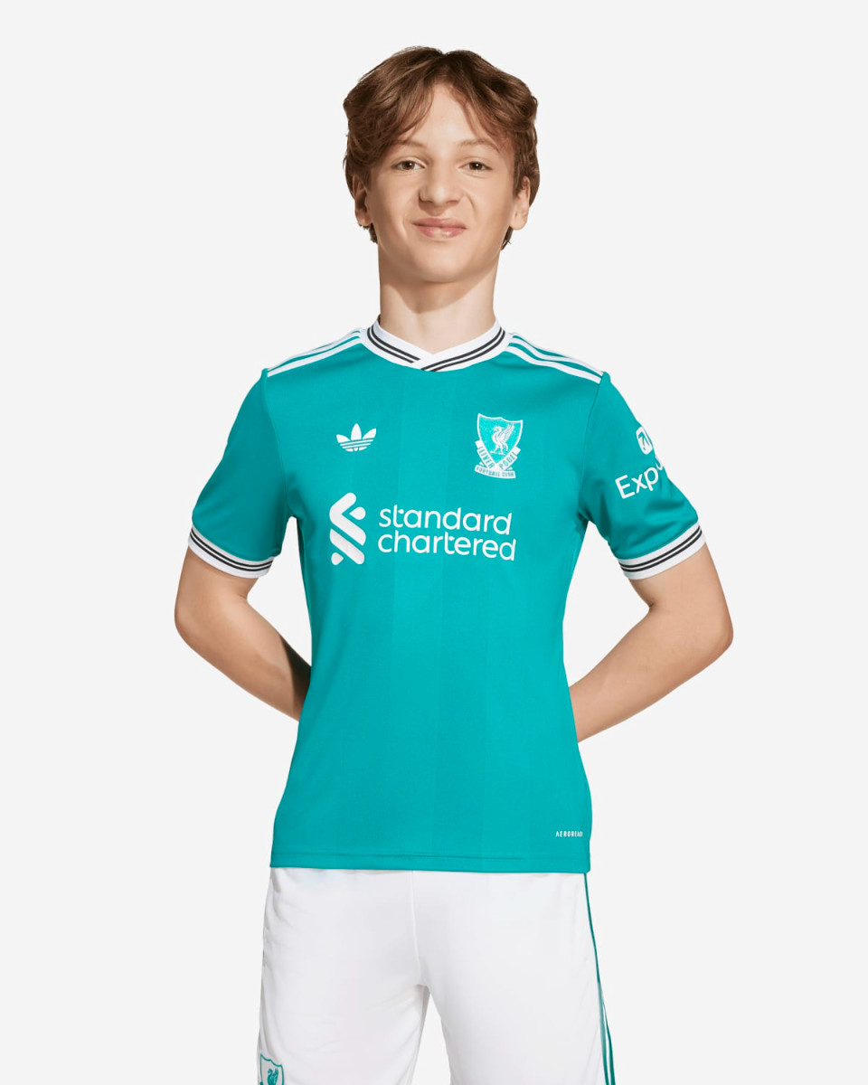 LFC adidas Youth 25/26 Third Short Sleeve Jersey - Image 3