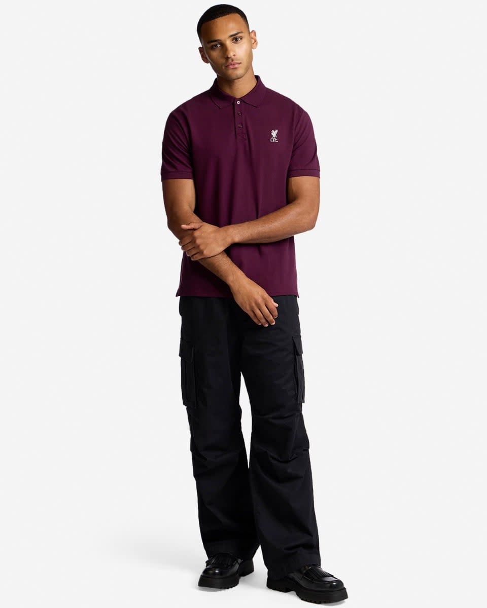 LFC Menns Conninsby Polo Cherry - Image 4
