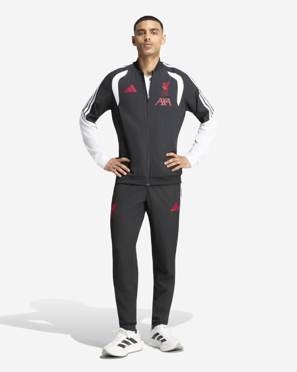 LFC アディダスメンズ 26/27 Tiro プレゼンテーションジャケットブラック - Image 3