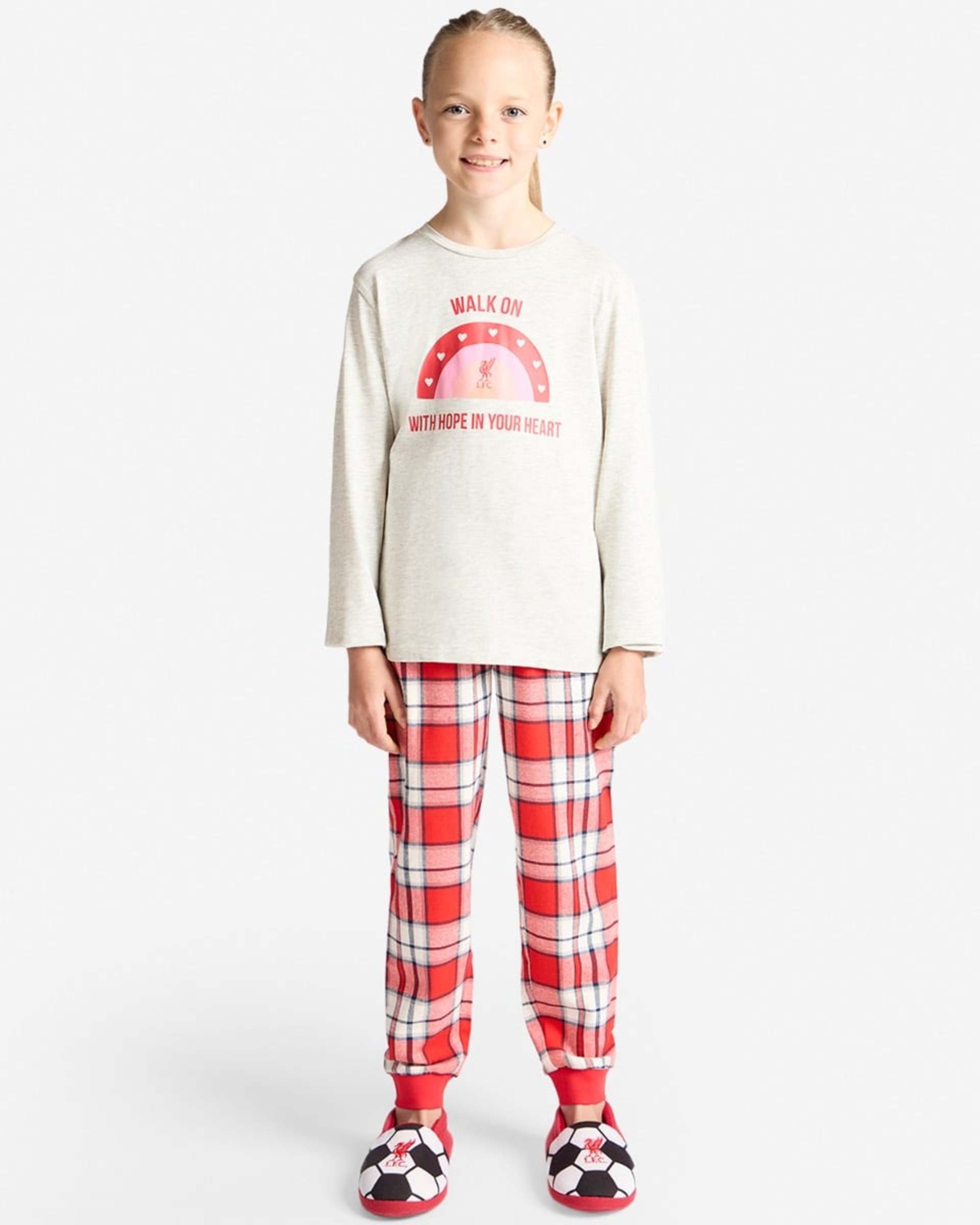 LFC Spædbørn Piger Langt Pyjamasæt Ecru - Image 1