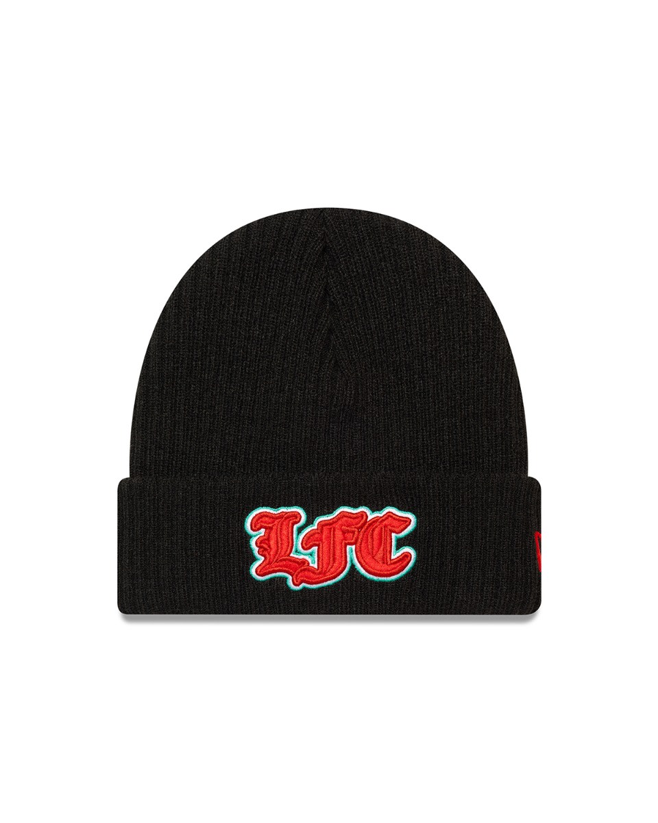 LFC New Era Monogram Short Cuff BEANIE Black - Image 1