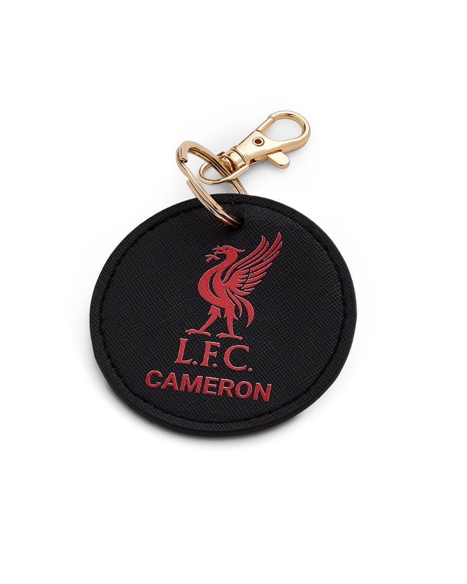 LFC Personalised Liverbird Keychain - Image 1