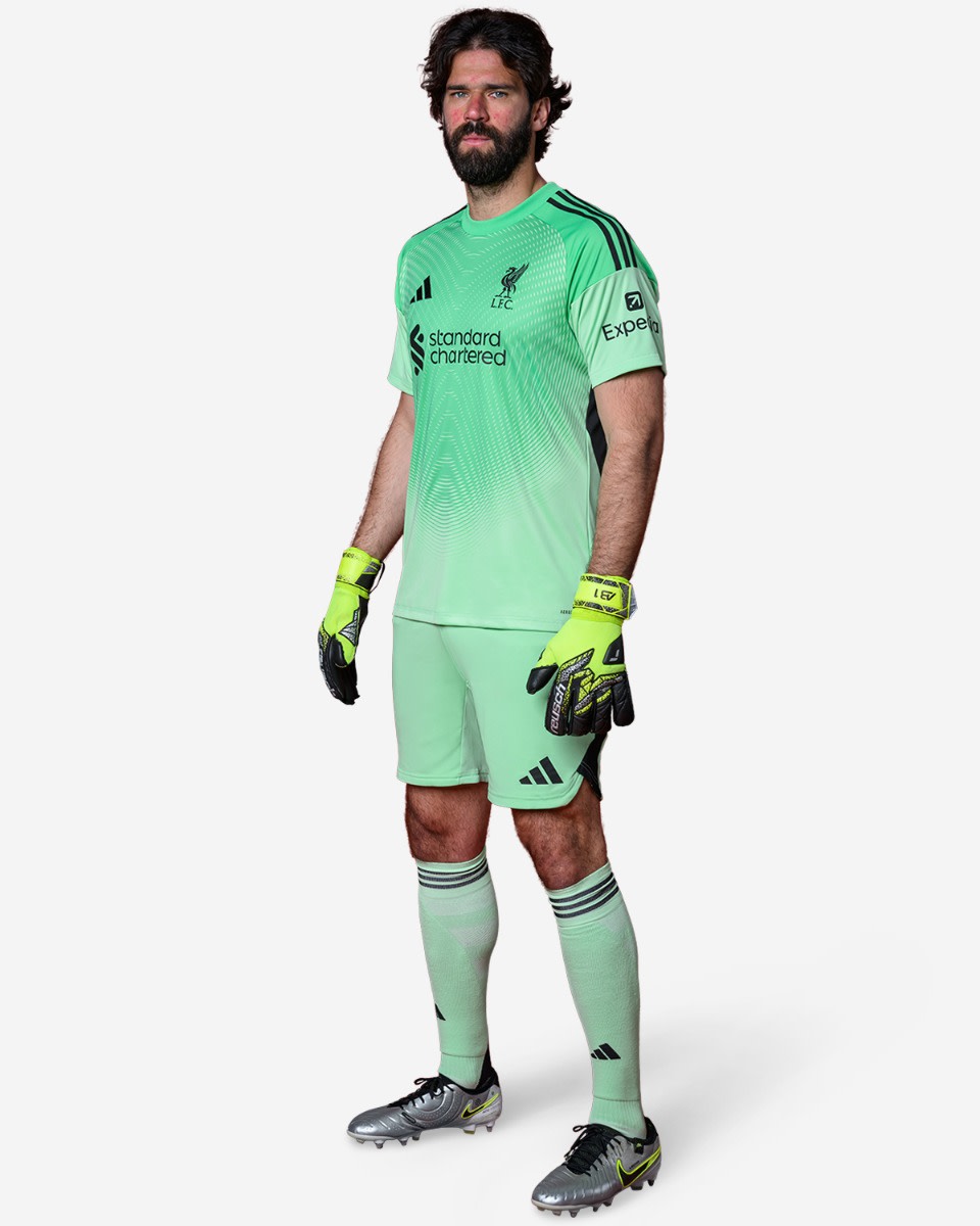 LFC adidas Mens 25/26 Home Short Sleeve Goalkeeper Jersey - Image 3