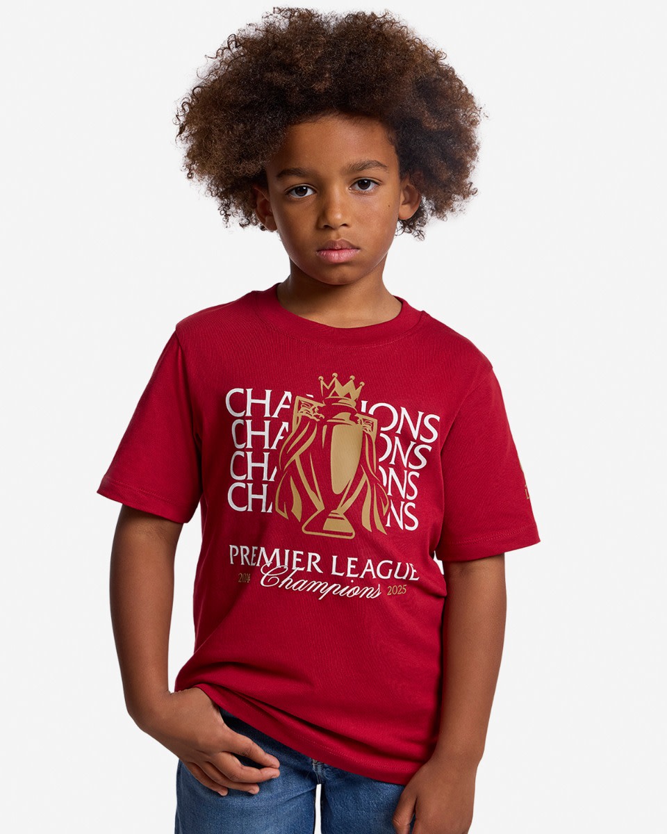 LFC Juniors Champions Trophy T-Shirt Rot - Image 1