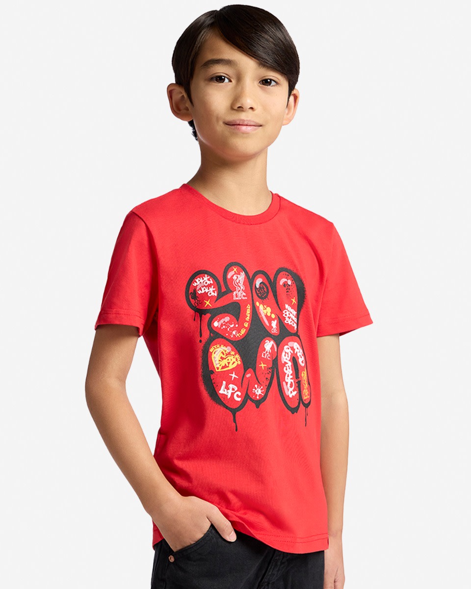 LFC Infants YNWA Graffiti Tee Röd - Image 1