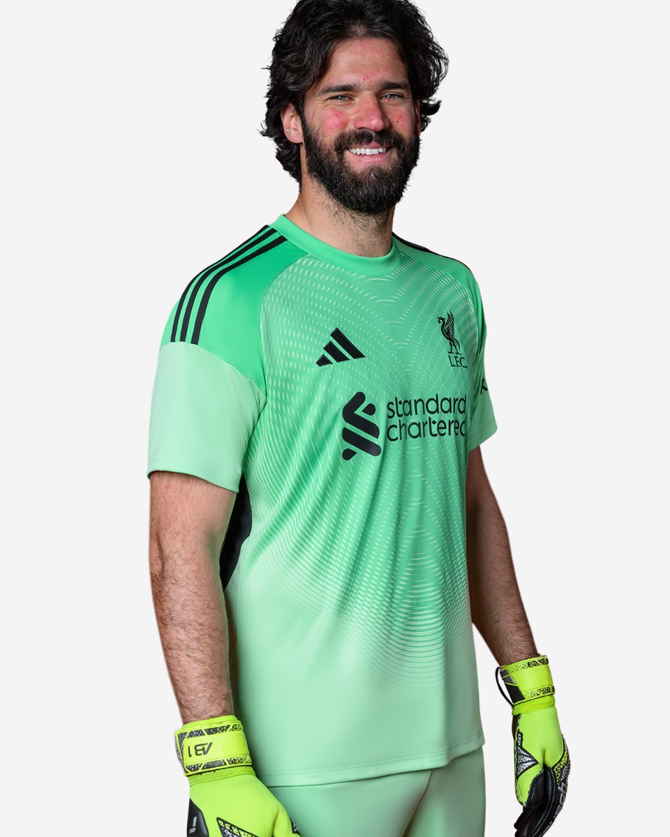LFC adidas Mens 25/26 Home Short Sleeve Goalkeeper Jersey - Image 2