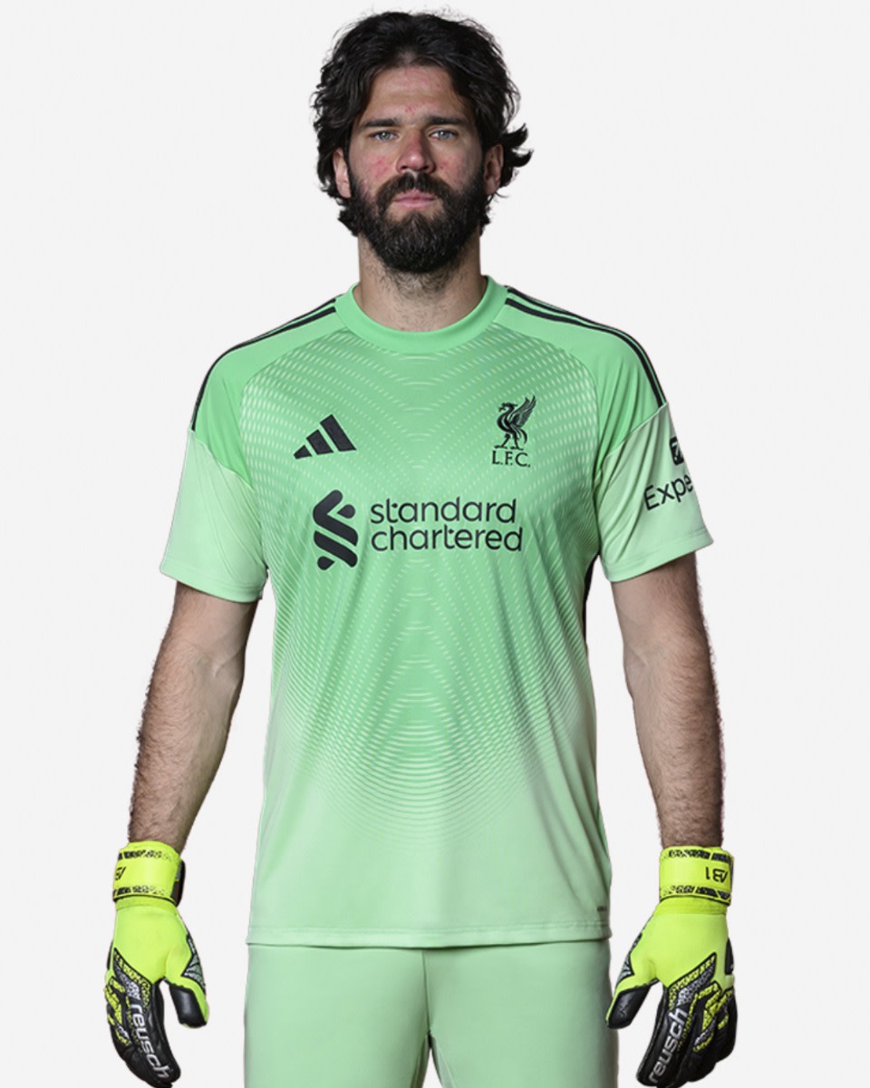 LFC adidas Mens 25/26 Home Short Sleeve Goalkeeper Jersey - Image 1