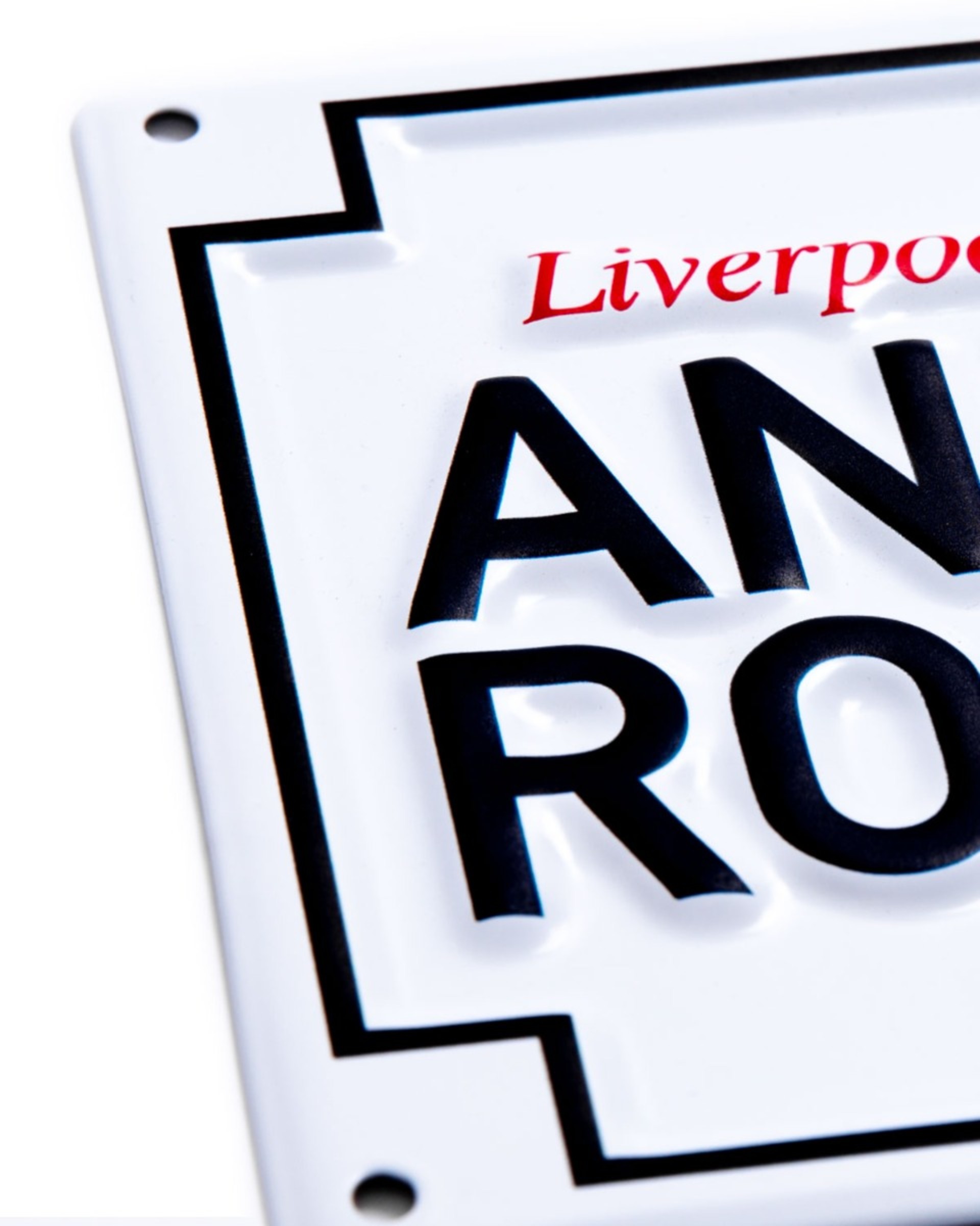 ป้ายถนนแอนฟิลด์โลหะขนาดเล็ก LFC - Image 2
