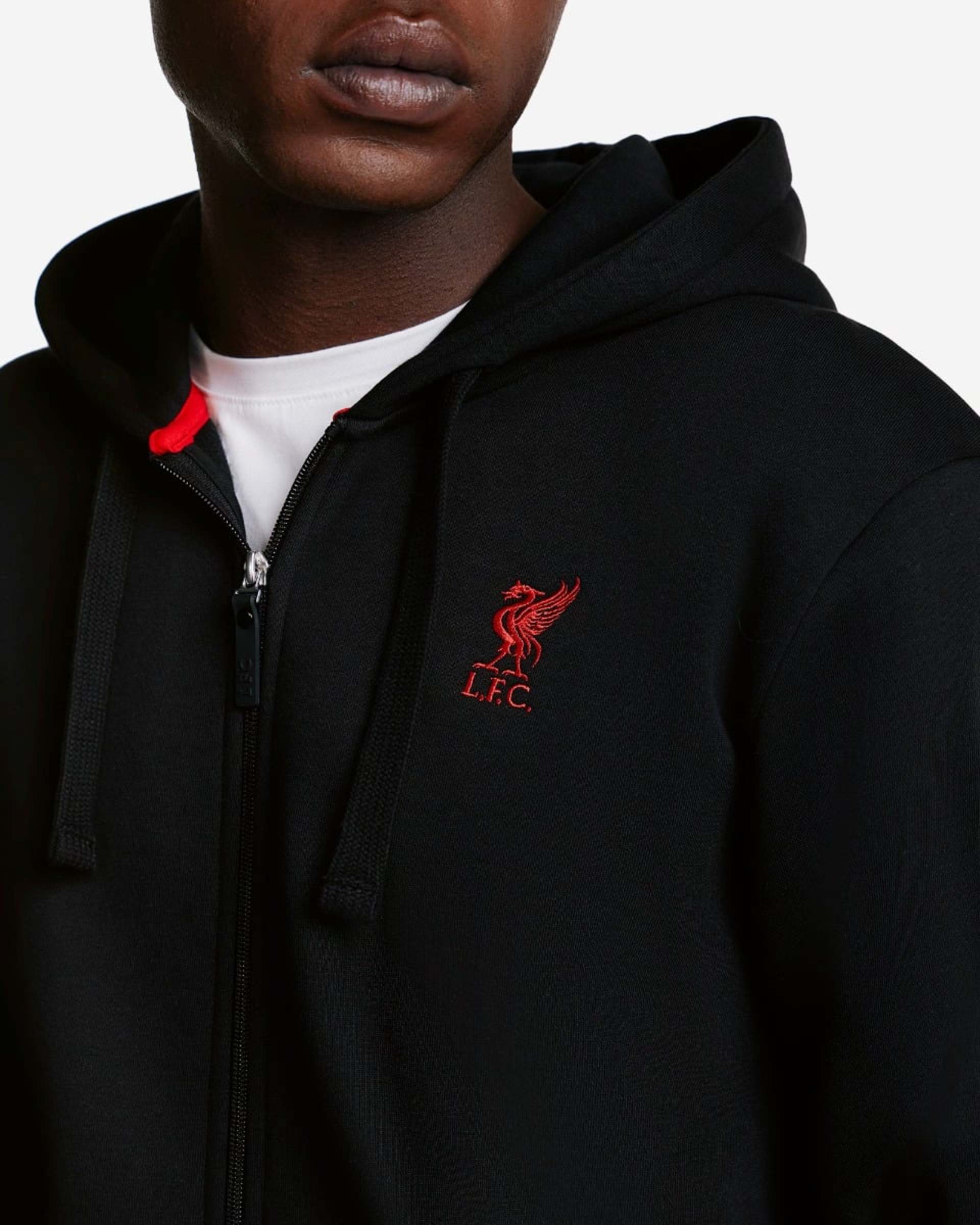 Sudadera negra con cremallera para hombre LFC - Image 2