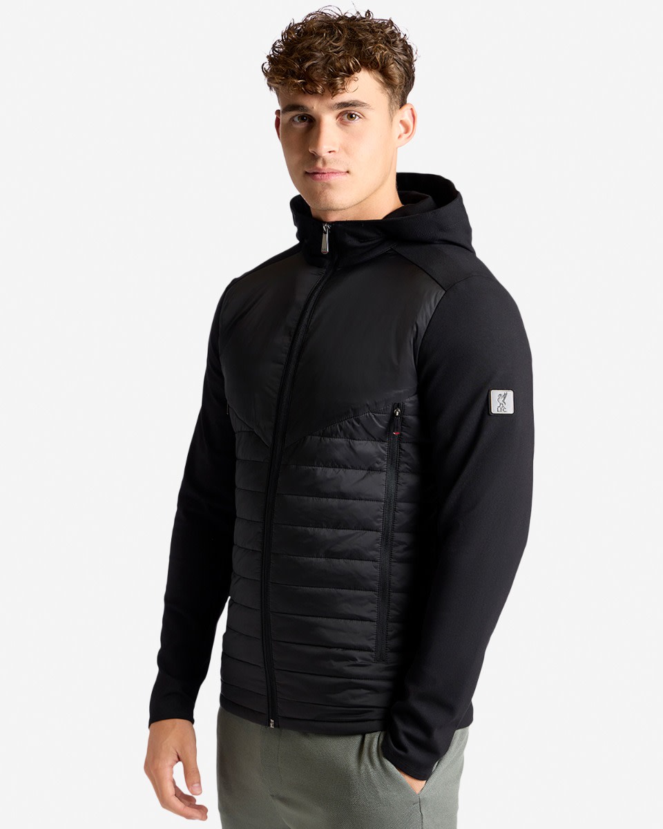 LFC Mens Firma Hybrid Jacket Black - Image 1