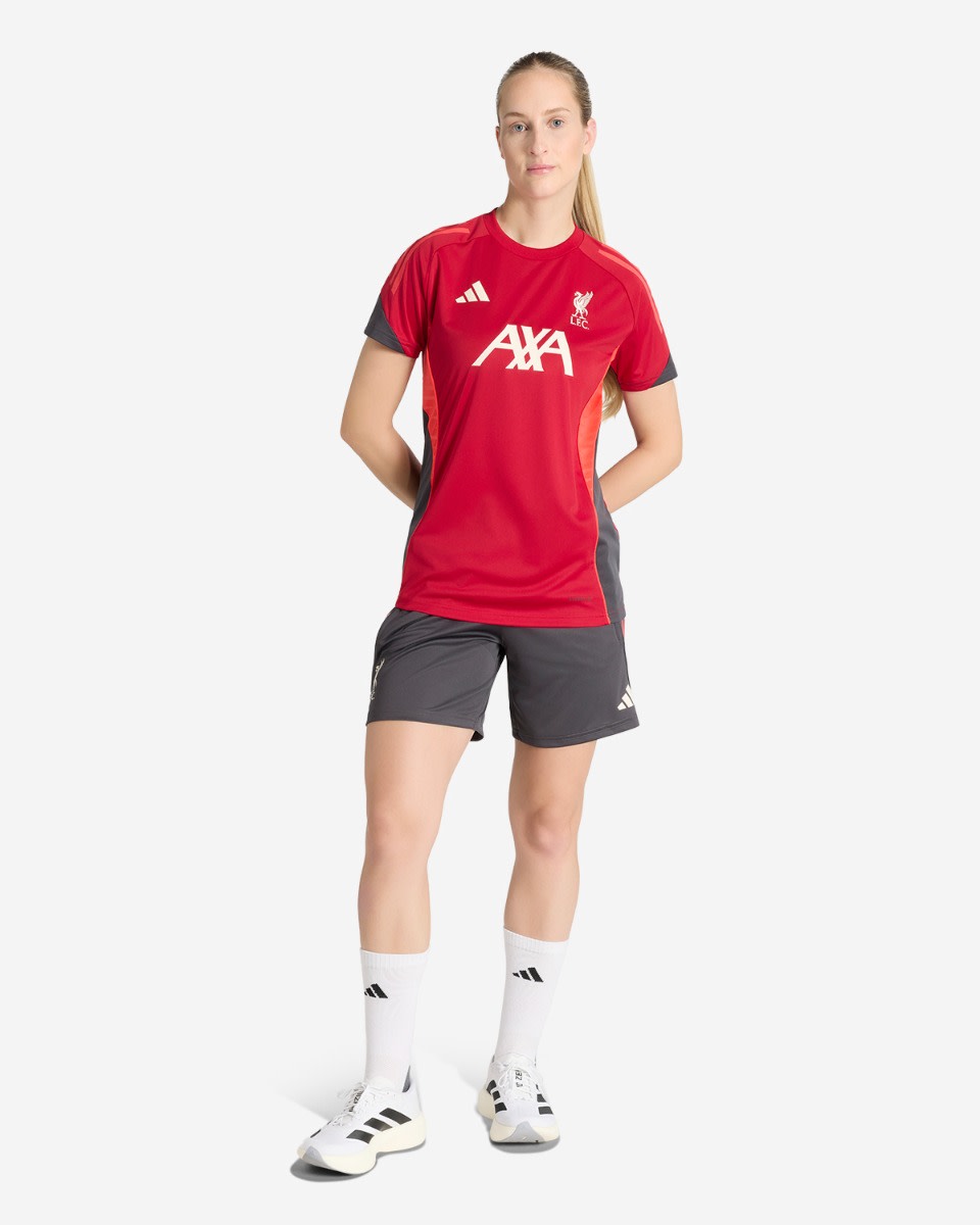 LFC adidas Womens 25/26 Training Shorts Black - Image 4