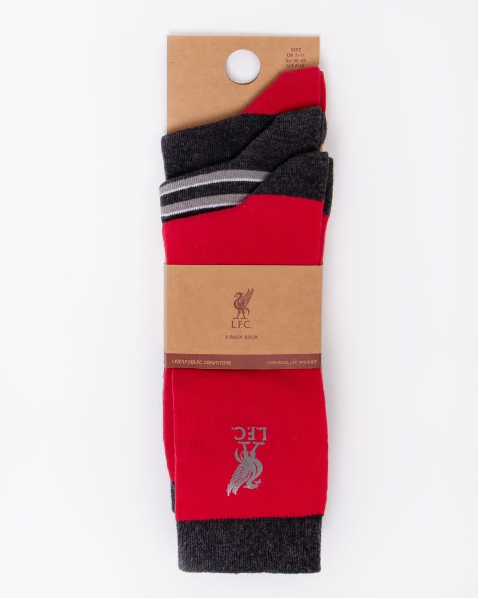 LFC Mens 3pk Design Socks - Image 2