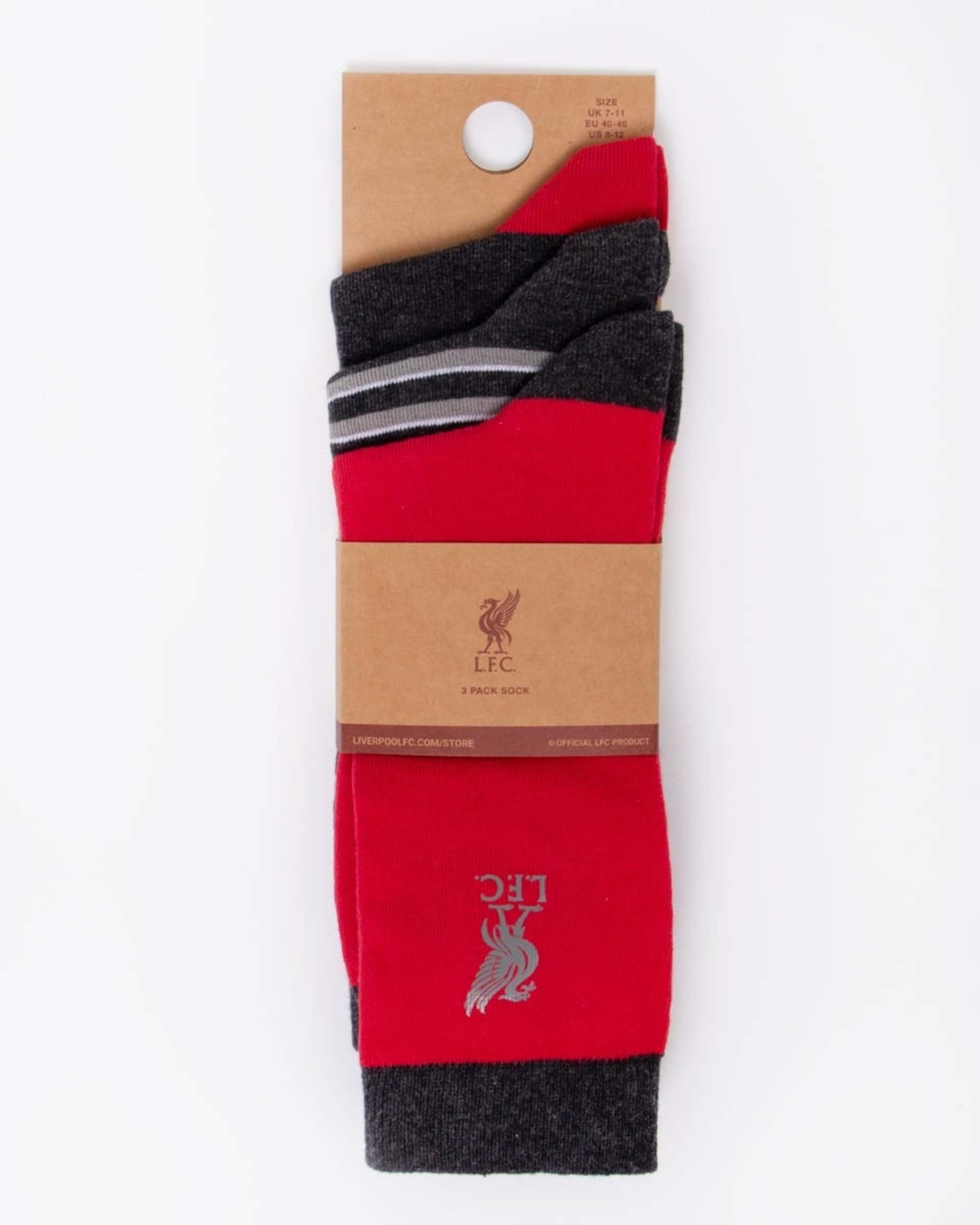 ถุงเท้าดีไซน์ผู้ชาย LFC 3pk - Image 2