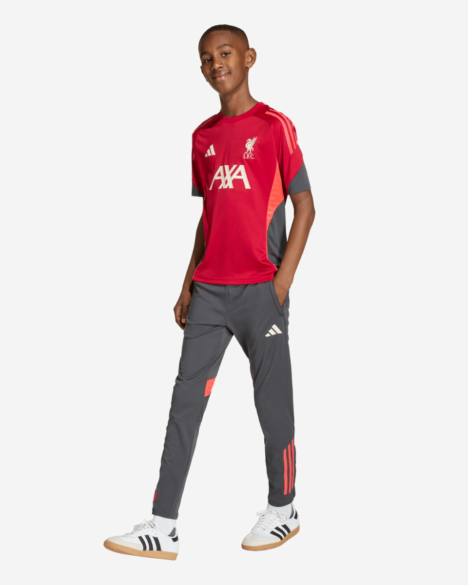 LFC adidas Juniors 25/26 Domestic Kurzarm-T-Shirt, Rot - Image 3