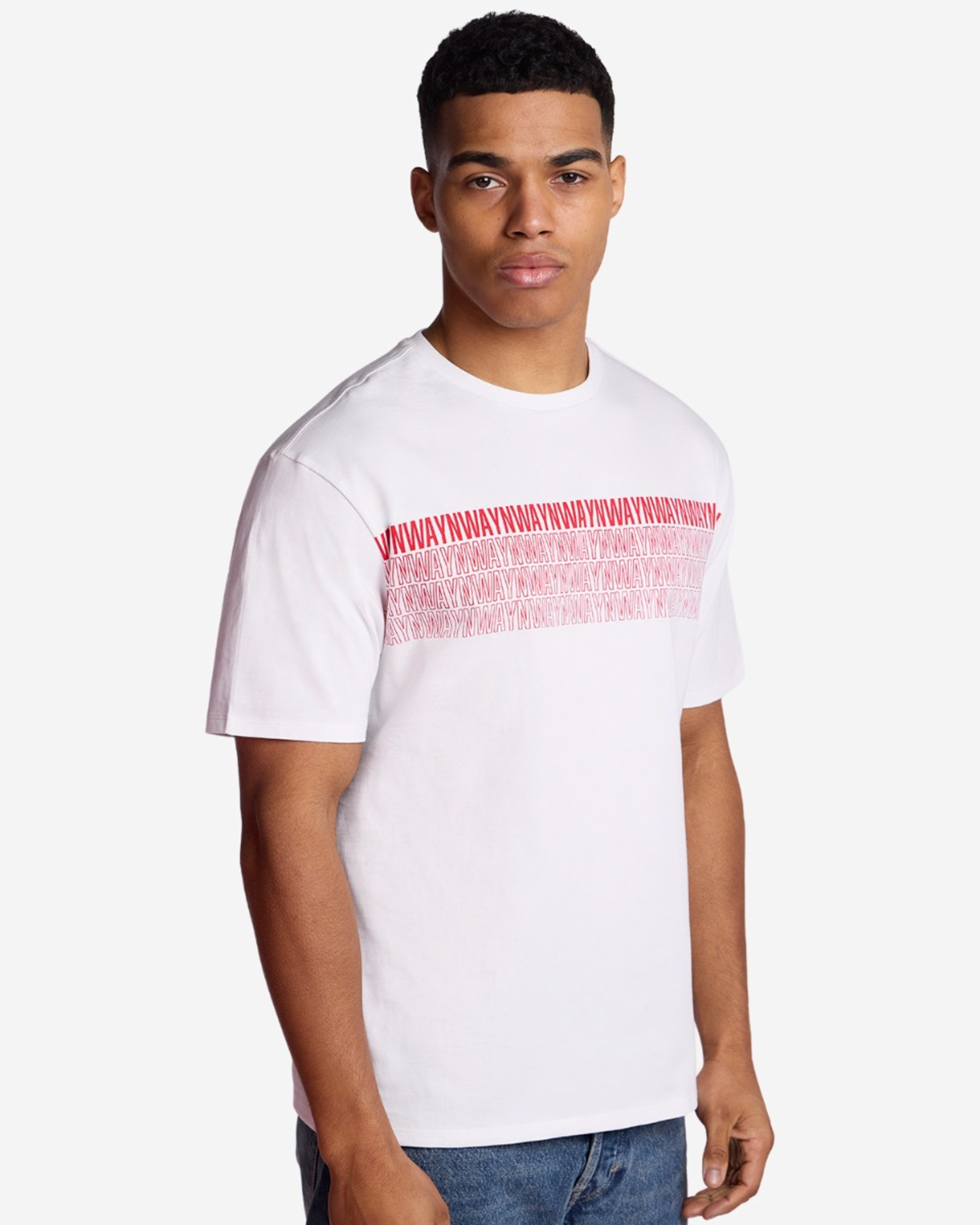 Camiseta con estampado YNWA de LFC para adultos, blanca - Image 1