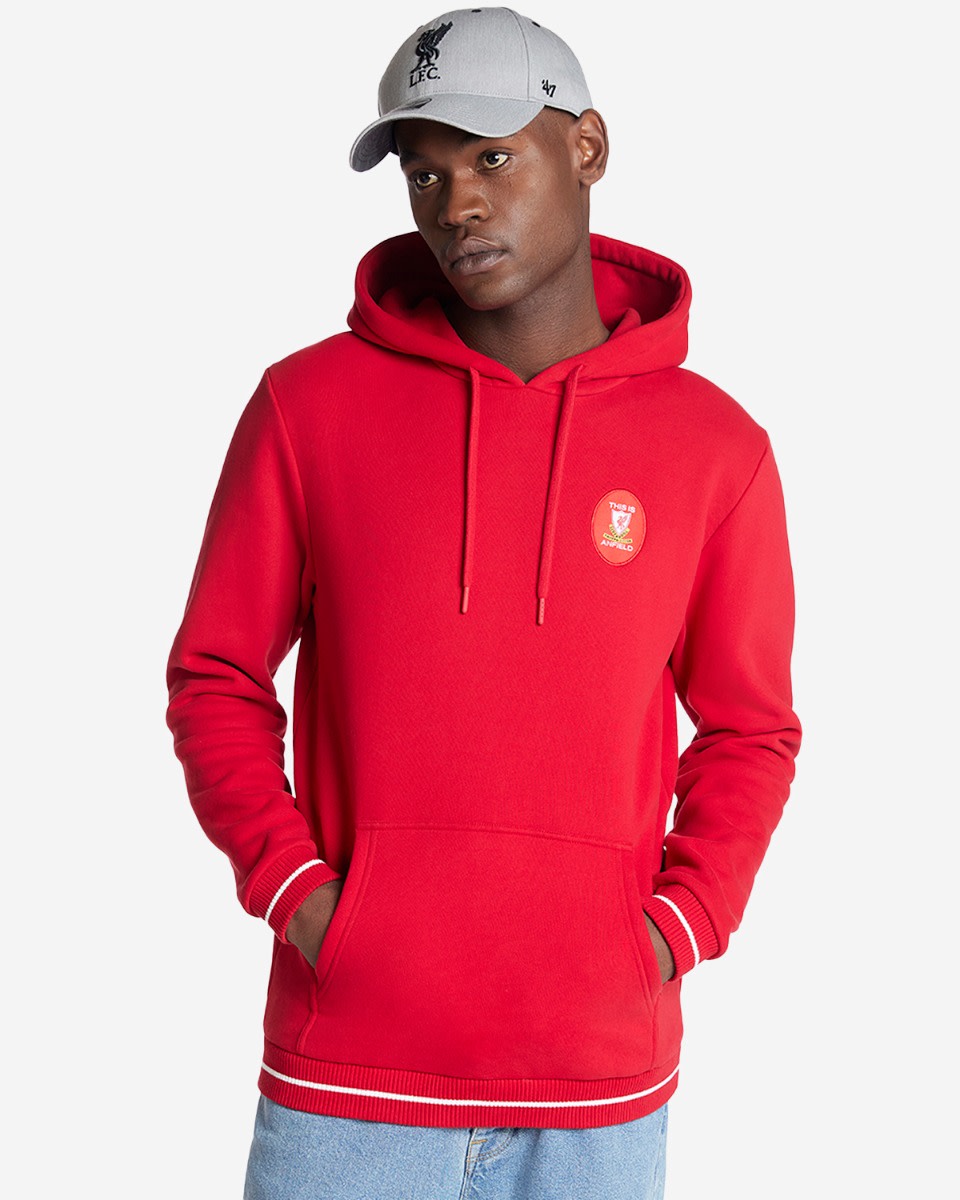 LFC Mens This Is Anfield Hoody Red - Image 1