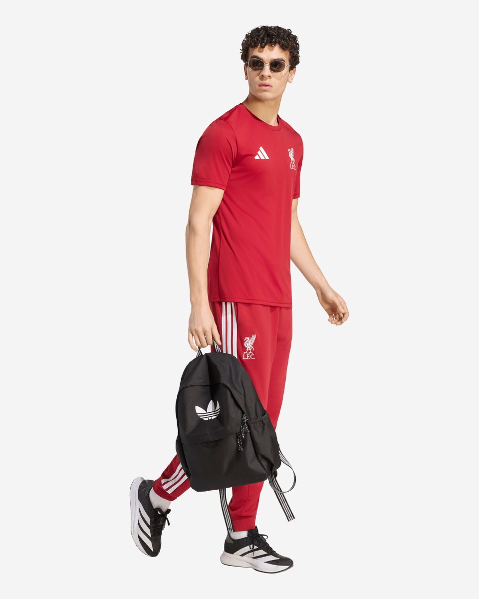 LFC 阿迪达斯男士 26/27 DNA Poly T 恤活性栗色 - Image 3