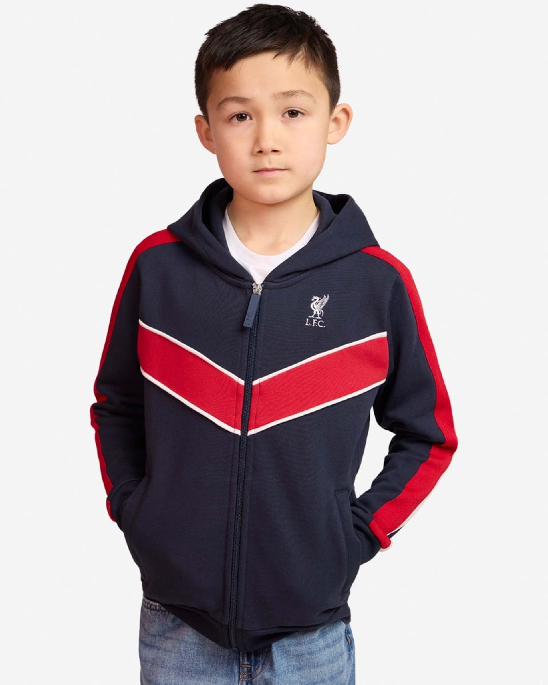 เสื้อฮู้ดเชฟรอนเด็กทารก LFC สีกรมท่า - Image 1